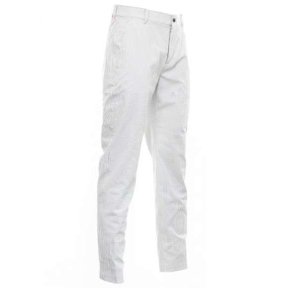 NWT Nike Dri-FIT UV Seersucker Stripe Chino Golf Pants White Grey - Picture 8 of 8